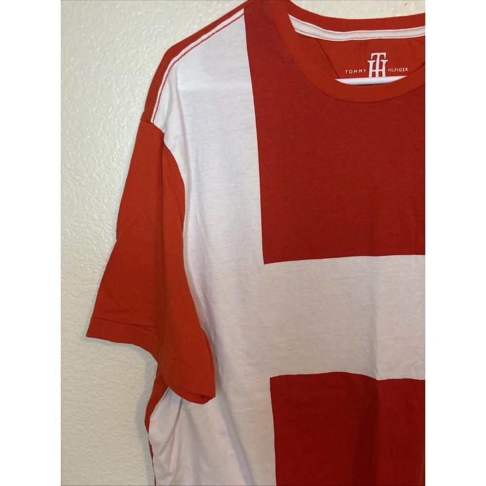 Tommy Hilfiger Classics T-Shirt Rare white H Design Logo size XL - Picture 3 of 16